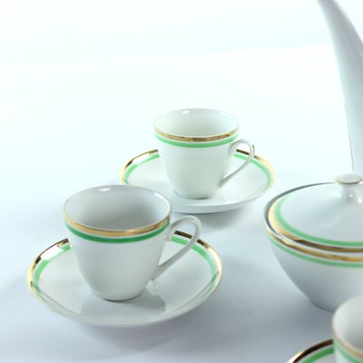 Mid-Century Porcelain Coffee Set, Czechoslovakia, 1954, Set of 14-UL-1186547