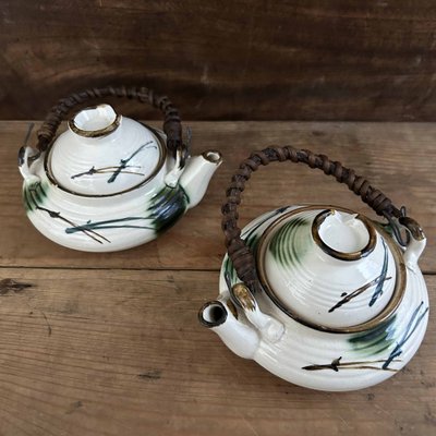 Mid-Century Porcelain Teapots, Japan, 1960s, Set of 2-DWL-1799239