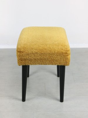 Mid-Century Pouf in Yellow-HGJ-1251317