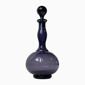 Mid-Century Purple Art Glass Decanter by Jacob E. Bang for Holmegaard, 1950s-LCR-1797582