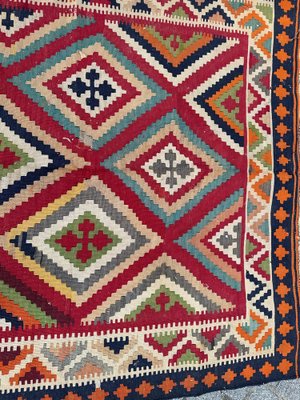 Mid-Century Qashqai Kilim, 1960s-YMM-1769397