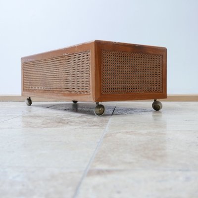 Mid-Century Rattan Indoor Planter, 1950s-JRP-623184