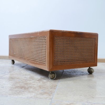 Mid-Century Rattan Indoor Planter, 1950s-JRP-623184