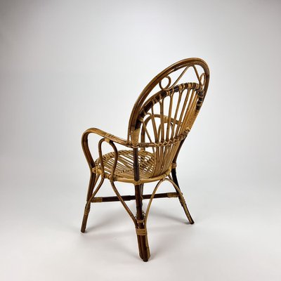 Mid-Century Rattan Side Chair, 1960s-RMX-1178212