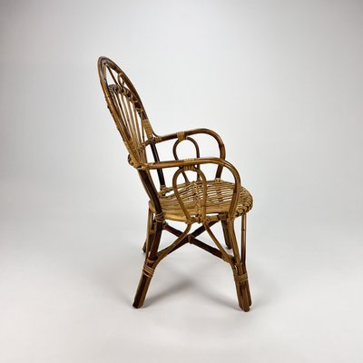 Mid-Century Rattan Side Chair, 1960s-RMX-1178212