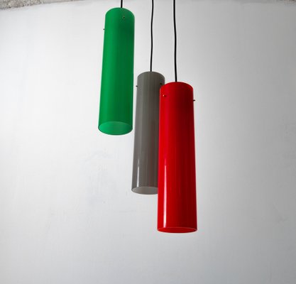 Mid-Century Red Pendant Light, 1950s-OFV-1823808