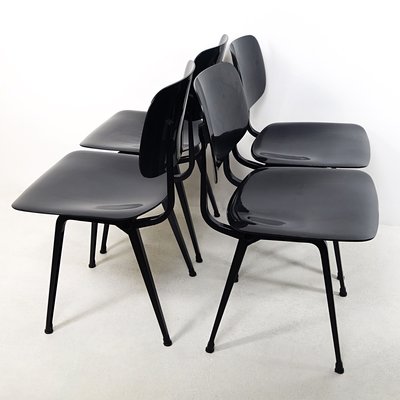 Mid-Century Revolt Chairs by Friso Kramer for Ahrend De Cirkel, Set of 4-RY-795916