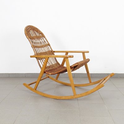 Mid-Century Rocking Chair, 1970s-JUN-653845