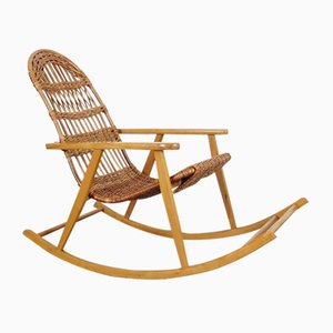 Mid-Century Rocking Chair, 1970s-JUN-653845