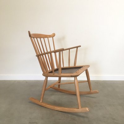 Mid-Century Rocking Chair by Børge Mogensen for FDB Furniture, 1960s-NDL-1451306