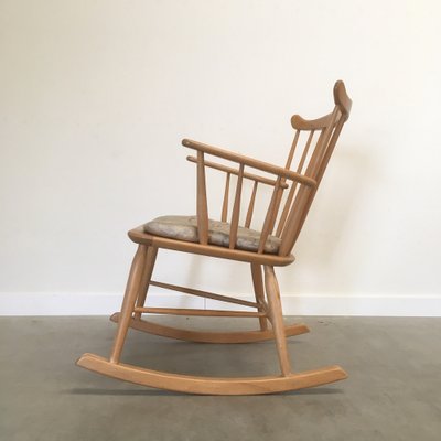 Mid-Century Rocking Chair by Børge Mogensen for FDB Furniture, 1960s-NDL-1451306