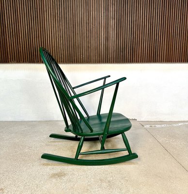 Mid-Century Rocking Chair by Lucian R. Ercolani for Ercol, 1950s-JP-1723983