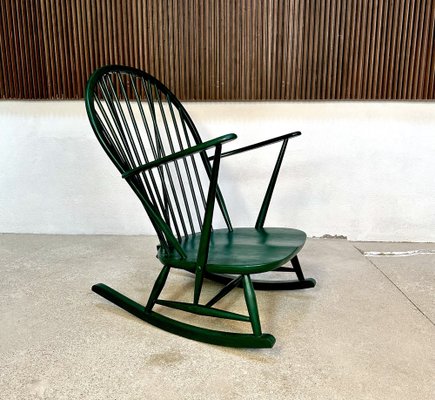 Mid-Century Rocking Chair by Lucian R. Ercolani for Ercol, 1950s-JP-1723983