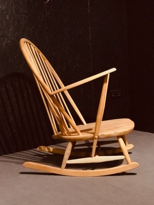 Mid-Century Rocking Chair in Light Elm by Lucian Ercolani for Ercol-KRJ-1142550