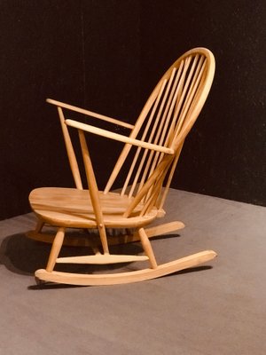 Mid-Century Rocking Chair in Light Elm by Lucian Ercolani for Ercol-KRJ-1142550