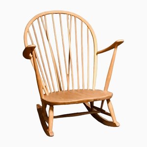 Mid-Century Rocking Chair in Light Elm by Lucian Ercolani for Ercol-KRJ-1142550