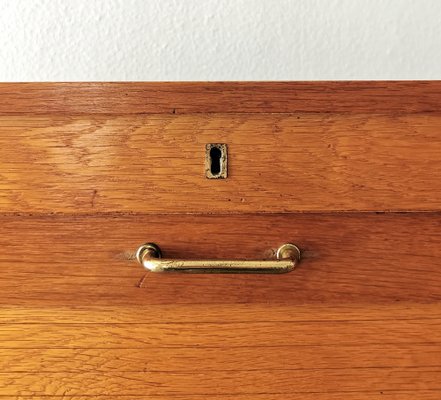 Mid-Century Roll-Door Filing Cabinet, Germany, 1960s-FW-1805303