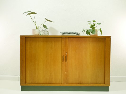 Mid-Century Roller Shutter Cabinet, Germany, 1960s-DHT-1732148