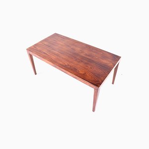 Mid-Century Rosewood Coffee Table by Severin Hansen Jr. for Haslev, 1970s-XWB-1017348