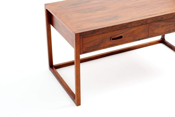 Mid-Century Rosewood Console Table-HZO-584726