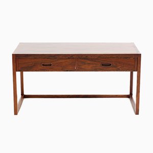 Mid-Century Rosewood Console Table-HZO-584726