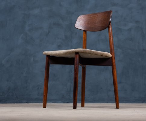 Mid-Century Rosewood Dining Chairs by Harry Østergaard for Randers Furniture Factory, 1960s, Set of 4-ZGQ-1769566