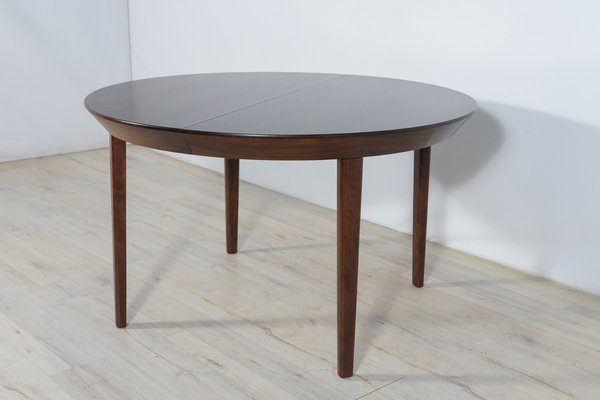 Mid-Century Rosewood Extendable Table by Ole Hald for Gudme Møbelfabrik, 1970s-NIT-1364444