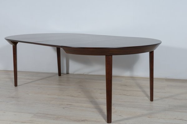 Mid-Century Rosewood Extendable Table by Ole Hald for Gudme Møbelfabrik, 1970s-NIT-1364444