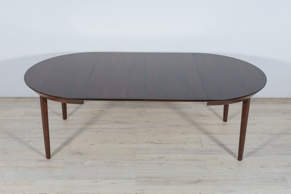 Mid-Century Rosewood Extendable Table by Ole Hald for Gudme Møbelfabrik, 1970s-NIT-1364444