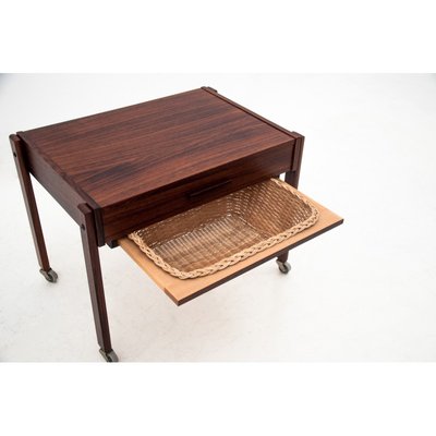 Mid-Century Rosewood Sewing Trolley, 1960s-BXB-669990