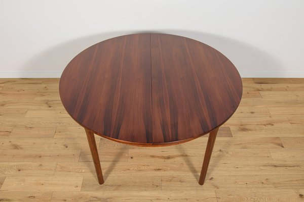 Mid-Century Round Rosewood Extendable Dining Table from McIntosh, United Knigdom, 1960s-NIT-2041136