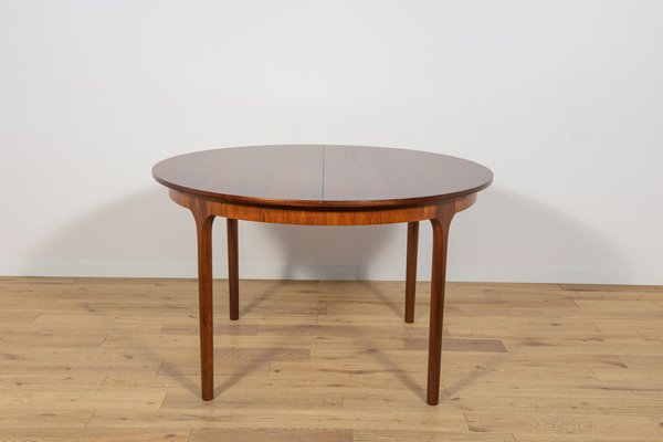 Mid-Century Round Rosewood Extendable Dining Table from McIntosh, United Knigdom, 1960s-NIT-2041136