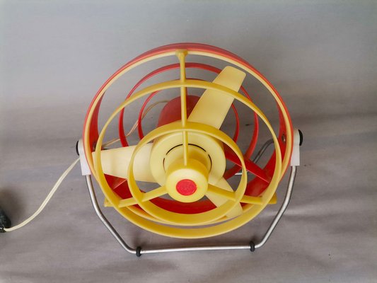 Mid-Century Round Rotating Electric Table Fan Air Ventilator, 1978-SCS-1765301