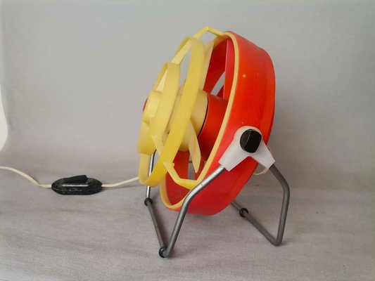 Mid-Century Round Rotating Electric Table Fan Air Ventilator, 1978-SCS-1765301