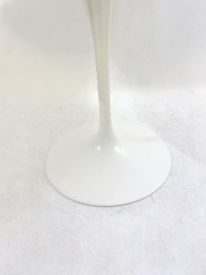 Mid-Century Round White Marble Tulip Dining Table attributed to Eero Saarinen for Knoll, 1960s-FGA-1718979