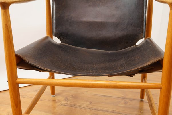 Mid-Century Safari Armchair by Kai Lyngfeldt Larsen for Bovirke-KIJ-572637