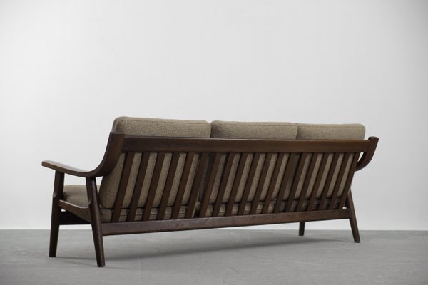 Mid-Century Scandinavian 3-Seat Sofa & Armchair by Hans J. Wegner for Getama, 1960s, Set of 2-ZAA-787258