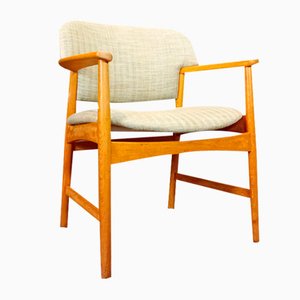 Mid-Century Scandinavian Armchair by Ejnar Larsen & Aksel Bender for Fritz Hansen, 1960s-EYI-1729608