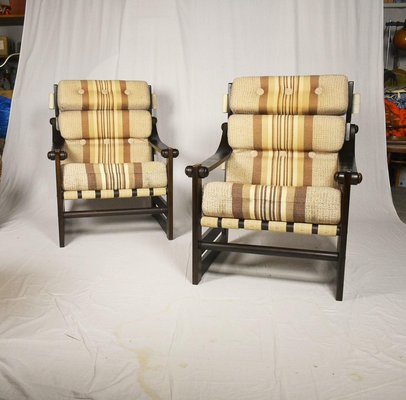 Mid-Century Scandinavian Armchairs, 1960s, Set of 2-TZ-837618