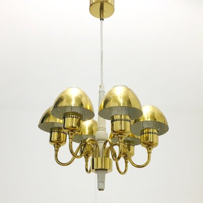 Mid-Century Scandinavian Brass Chandelier or Pendant by Hans-Agne Jakobsson for Hans-Agne Jakobsson Ab Markaryd, Sweden, 1960s-BMM-1240650