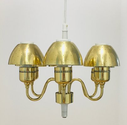 Mid-Century Scandinavian Brass Chandelier or Pendant by Hans-Agne Jakobsson for Hans-Agne Jakobsson Ab Markaryd, Sweden, 1960s-BMM-1240650