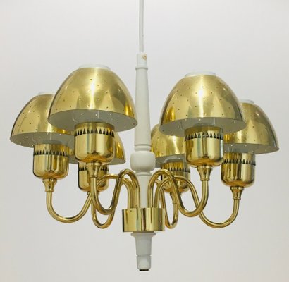 Mid-Century Scandinavian Brass Chandelier or Pendant by Hans-Agne Jakobsson for Hans-Agne Jakobsson Ab Markaryd, Sweden, 1960s-BMM-1240650