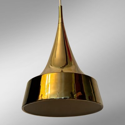 Mid-Century Scandinavian Brass Pendant Lamp by Eje Ahlgren for Bergboms, 1960s-LIV-2028282