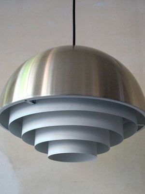 Mid-Century Scandinavian Brass Pendant Light, 1960s-CC-971791