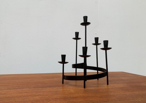 Mid-Century Scandinavian Brutalist Candleholder from Ystad-UAH-952065