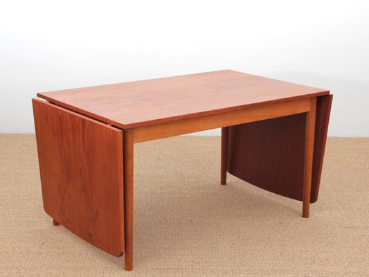 Mid-Century Scandinavian Dining Table with Drop Leaves, 1960s-PI-601766