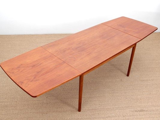 Mid-Century Scandinavian Dining Table with Drop Leaves, 1960s-PI-601766