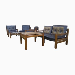 Mid-Century Scandinavian Living Room Set, 1970s, Set of 7-TZ-677961