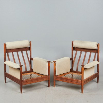 Mid-Century Scandinavian Lounge Chairs, Denmark, 1960s, Set of 2-BHG-1706752