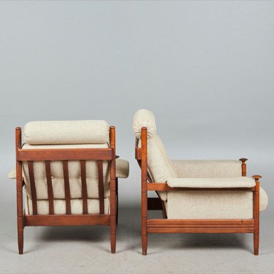 Mid-Century Scandinavian Lounge Chairs, Denmark, 1960s, Set of 2-BHG-1706752